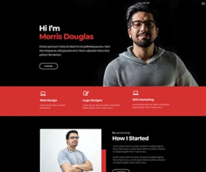 Personal brand website laki laki